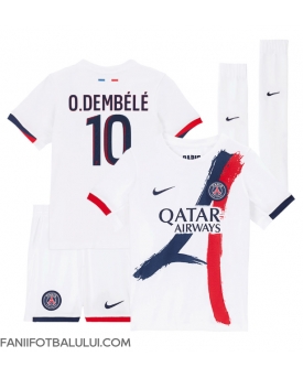 Paris Saint-Germain Ousmane Dembele #10 Echipament de Fotbal Replică 2024-25 Copii Deplasare (+ Șorturi)